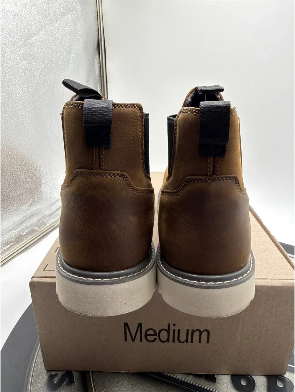 Wolverine Men's Trade Wedge Romeo Construction Boot, Sudan Brown Sz 13 EW No Box